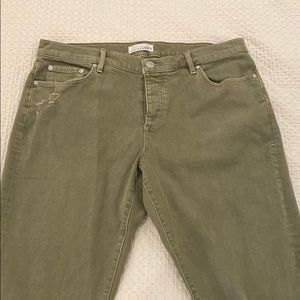 LOFT Women’s Green Boyfriend jeans - size 30